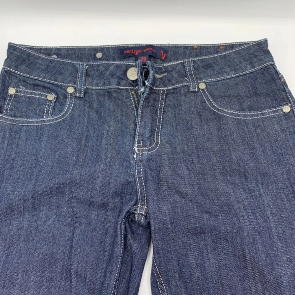Vertigo Paris Women Capri Cuff Jeans Size 28 - Picture 3 of 5